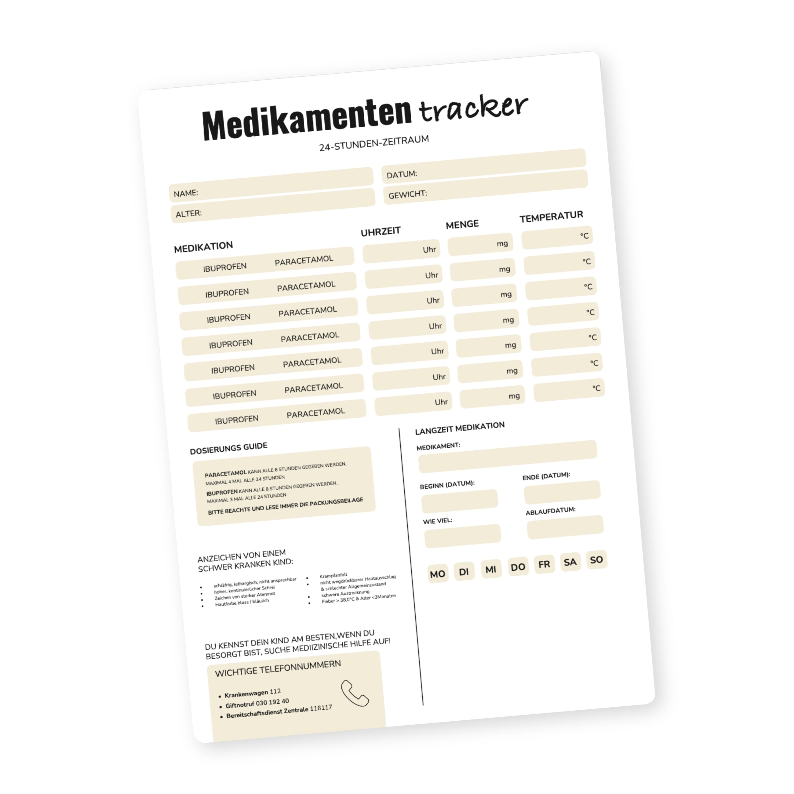 Medikamenten Tracker