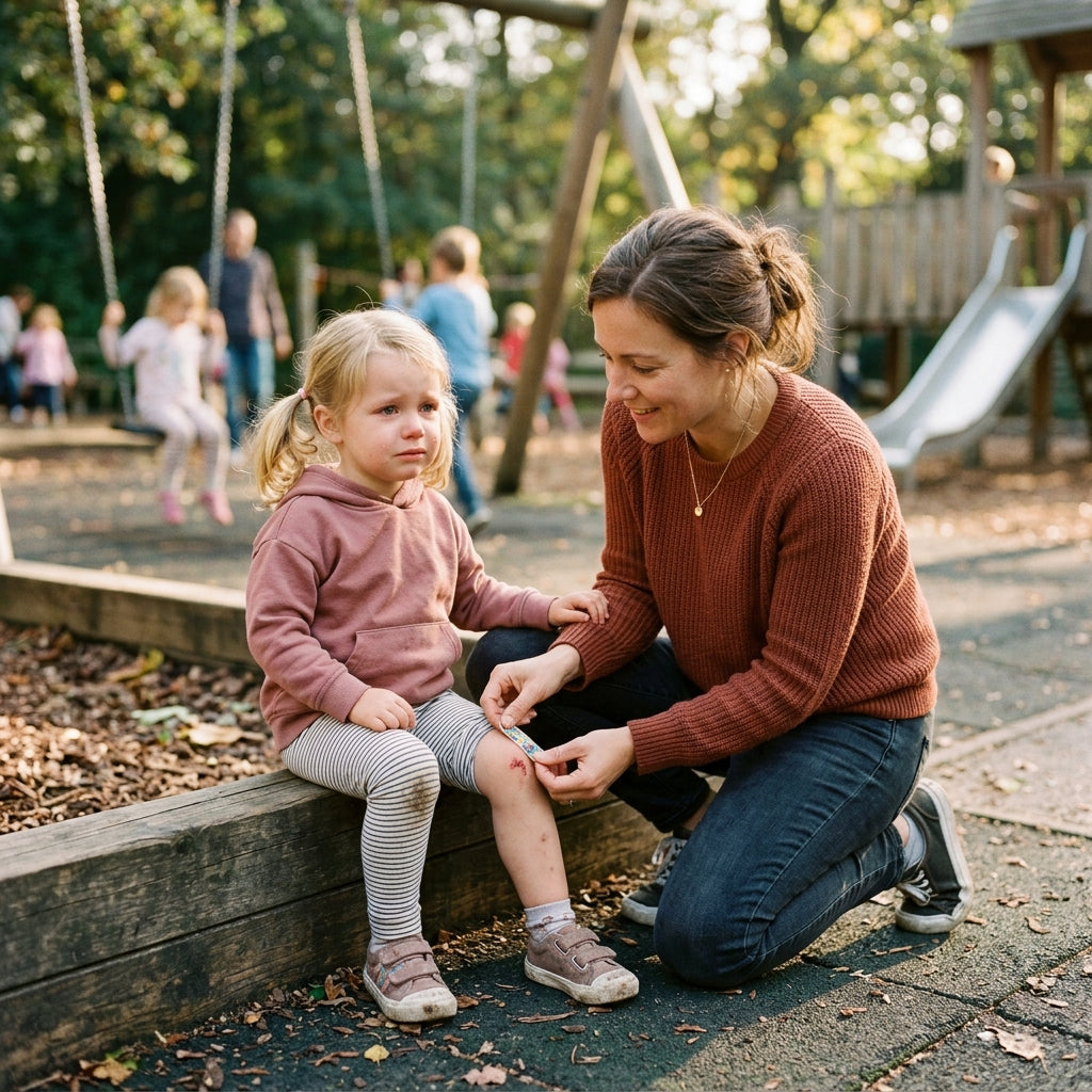 Unfälle bei Kindern & Babys: Wie du deinem Kind richtig hilfst