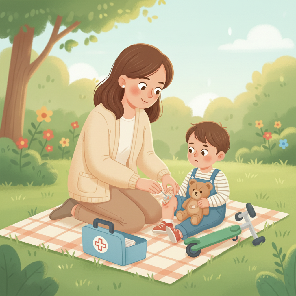 Unfälle bei Kindern & Babys: Wie du deinem Kind richtig hilfst